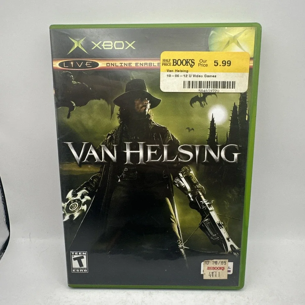 Van Helsing Microsoft Xbox Complete CIB w Manual